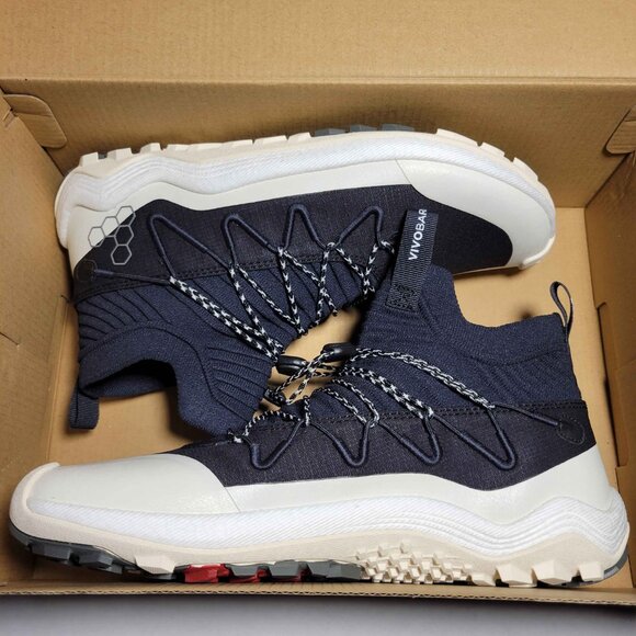 Vivo barefoot Shoes - Vivobarefoot Primus Trail Flow Mid Womens in Obsidian